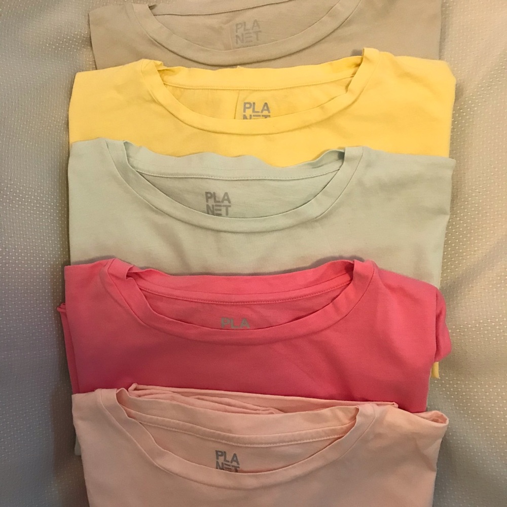 Planet soft pima cotton t-shirts. Box styling.